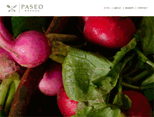 Tablet Screenshot of paseobrands.com